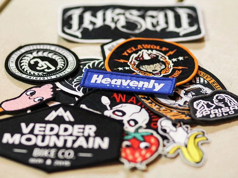 Design By Creative Bridgwater Somerset Woven Patches Badges Embroidery