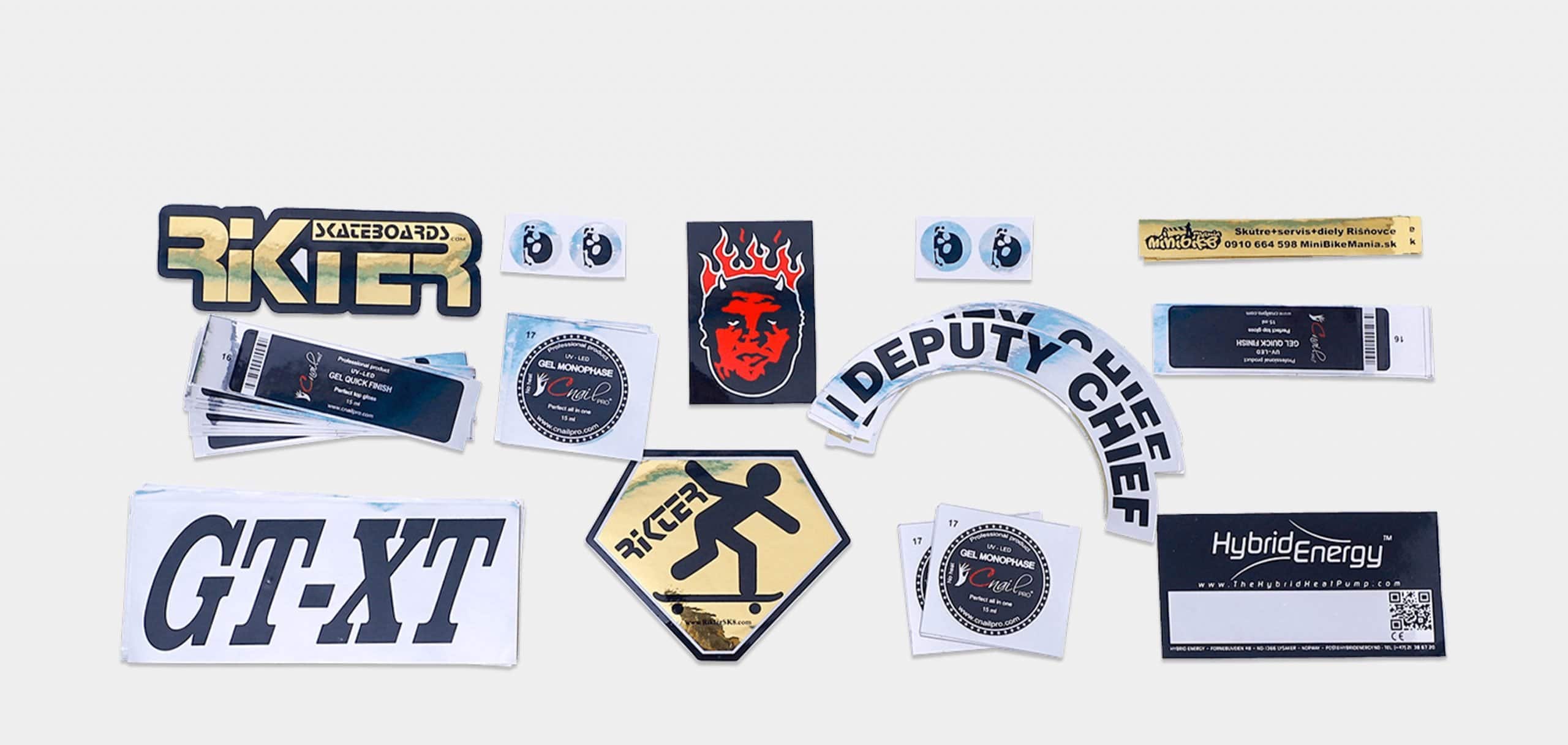 Custom Chrome Stickers Design By Creative