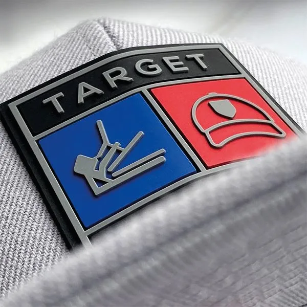 Hat Cap Custom Rubber PU Badges Patches