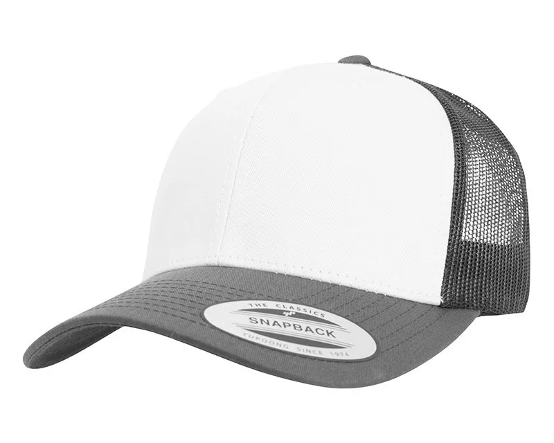 YP129 Retro trucker coloured front | Design By Creative