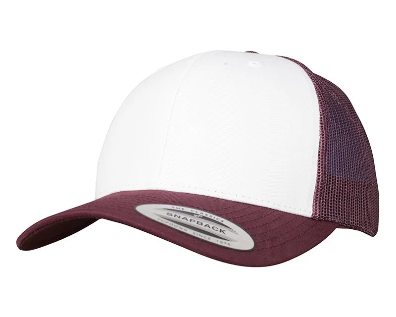 YP129 Retro trucker coloured front | Design By Creative