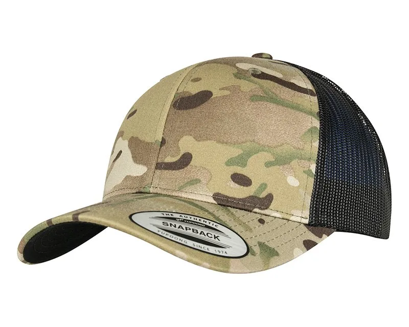 YP131 Retro trucker Multicam | Design By creative
