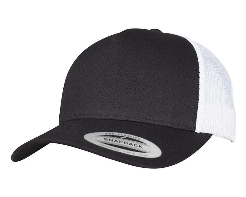 YP125 5-panel retro trucker 2-tone cap | Design By Creative