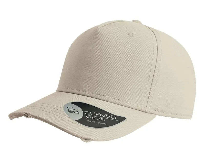 Atlantis Cargo Weathered Visor 5 Panel Cap | Design By Creative