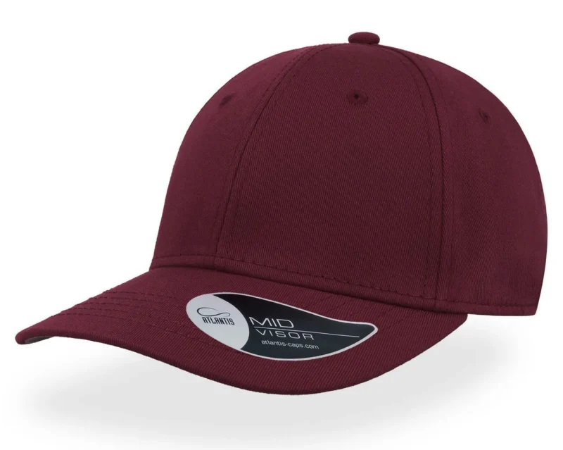Atlantis PITCHER FLEXIBLE FIT 6 PANEL CAP ADULT in Maroon