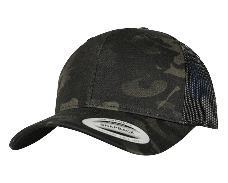 YP131 RETRO TRUCKER MULTICAM SNAPBACK | Design By Creative